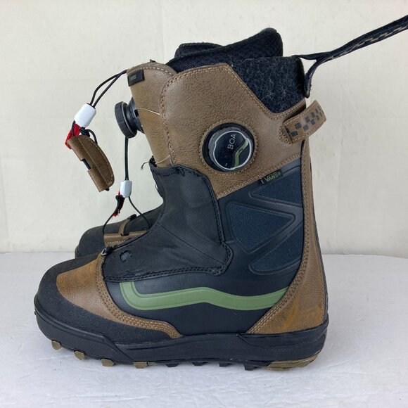 VANS Mens sz 10 Verse Dual BOA V3 Ultracush Black & Brown Snowboarding Boots - Picture 7 of 11